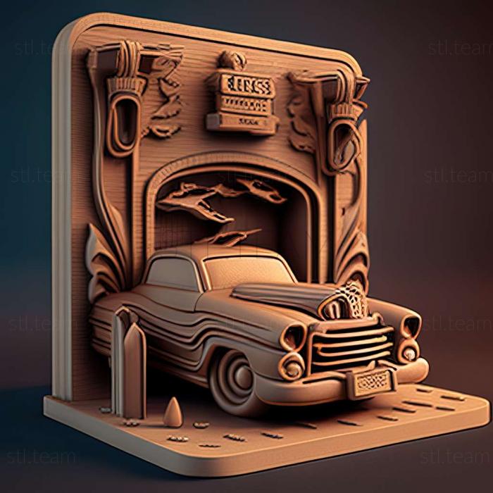 3D model Car Jack Streets game (STL)